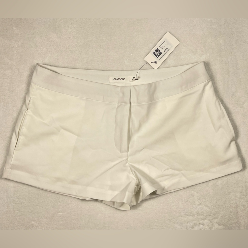 Glassons White High Waist Women’s Shorts